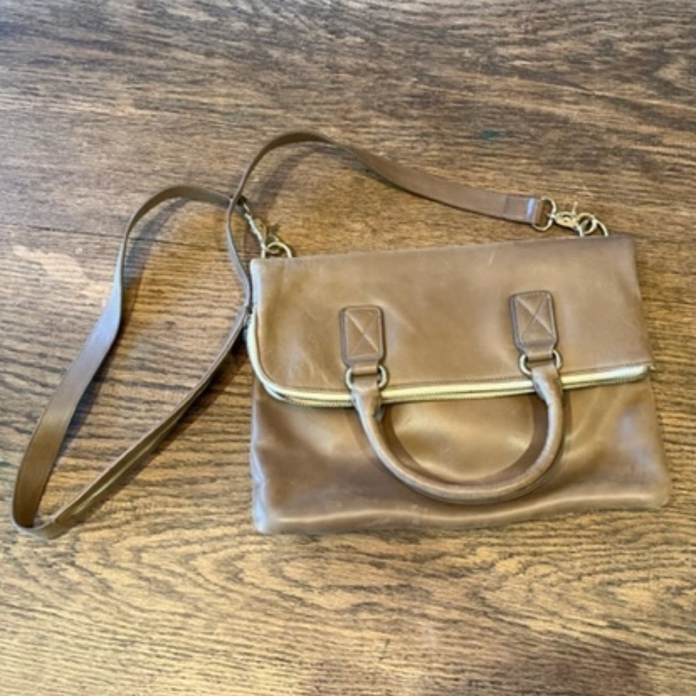 Gorjana crossbody leather bag